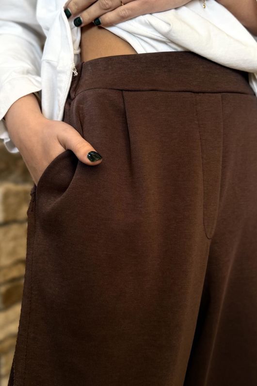 Sola Smart Tech Barrel Pant Chocolate